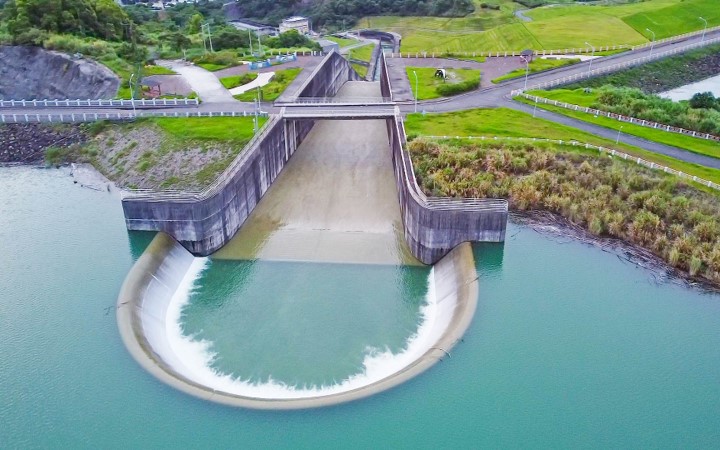 民國時代雲林地區公共給水系統湖山水庫蓄水設施