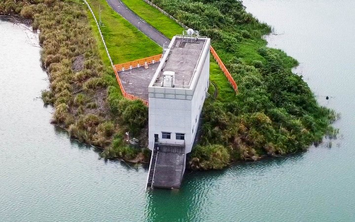 民國時代雲林地區公共給水系統湖山水庫蓄水設施