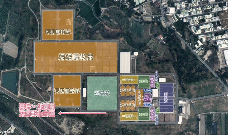 民國時代雲林地區公共給水系統湖山淨水場淨水流程