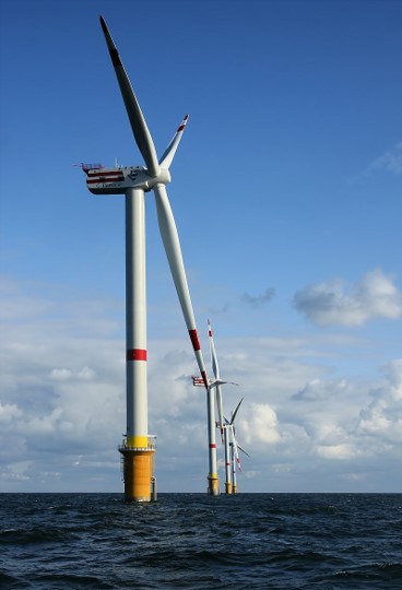 5M的Windmills_D1-D4 (ThornWton_Bank)離岸風力發電機