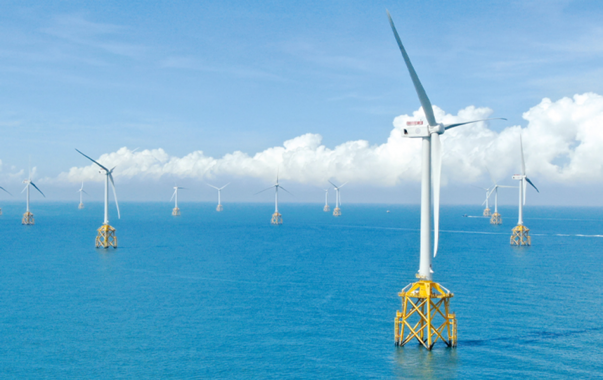 彰濱外海的台電離岸一期風場
