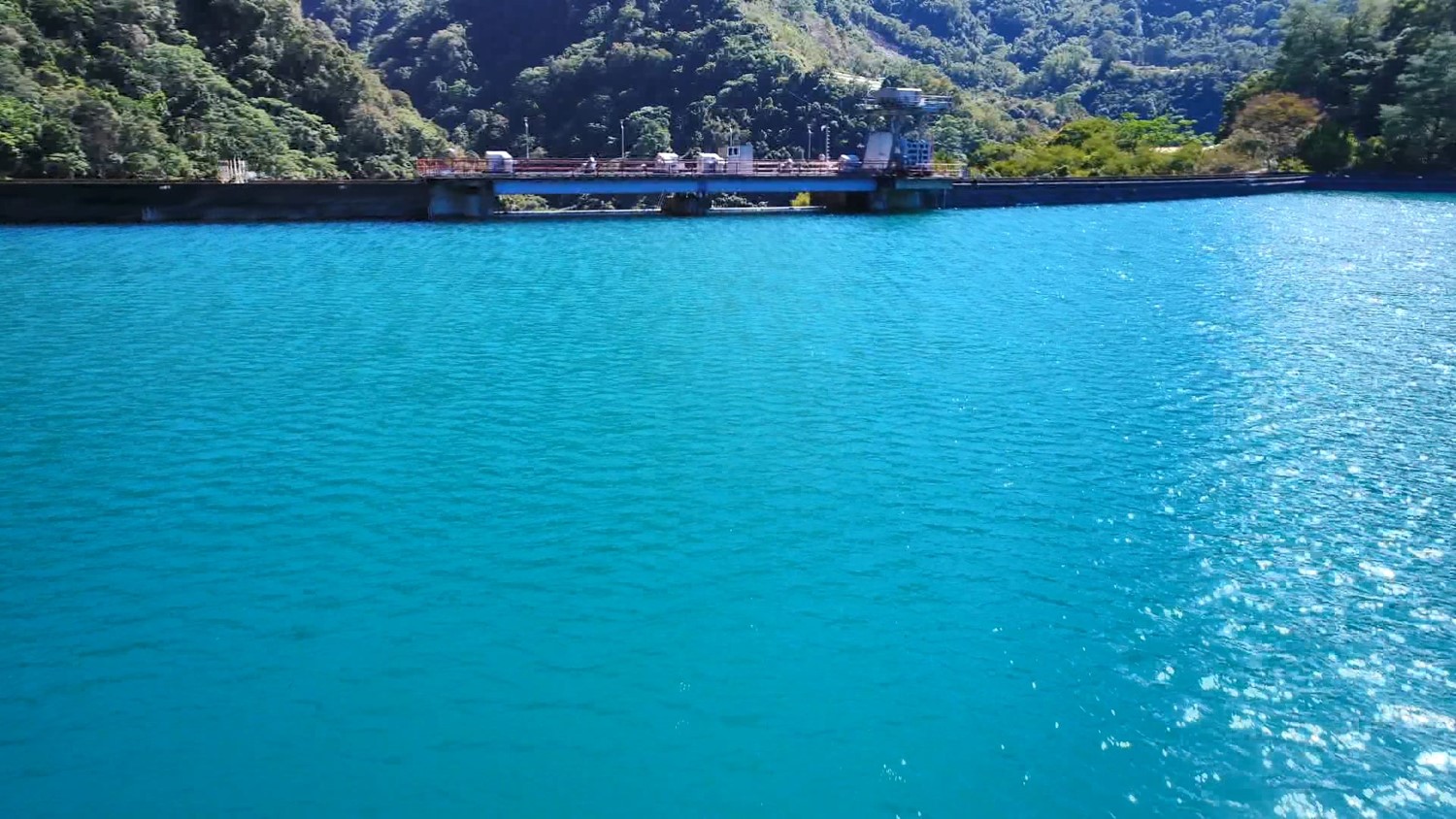 濁水溪流域霧社水庫俯瞰