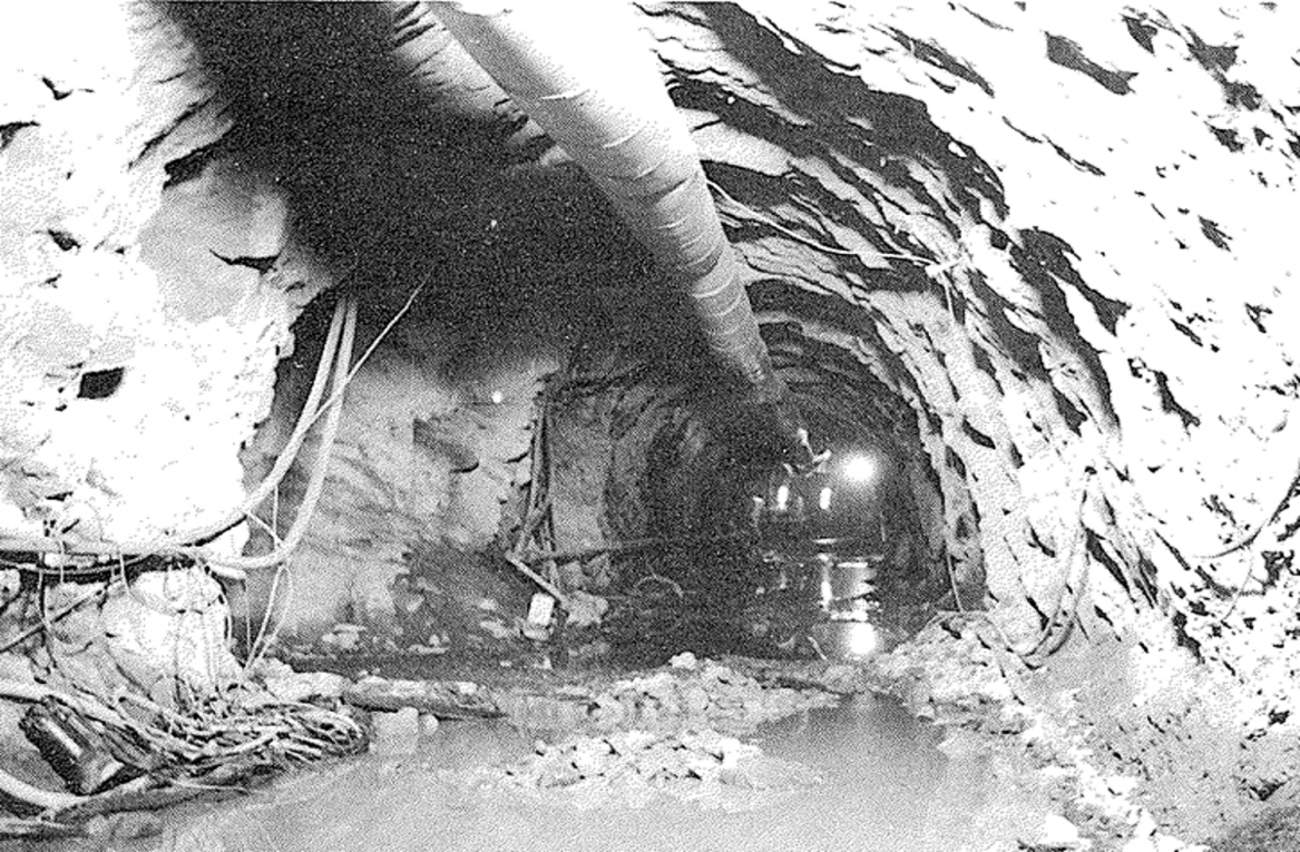 濁水溪流域明湖電廠變壓室施工