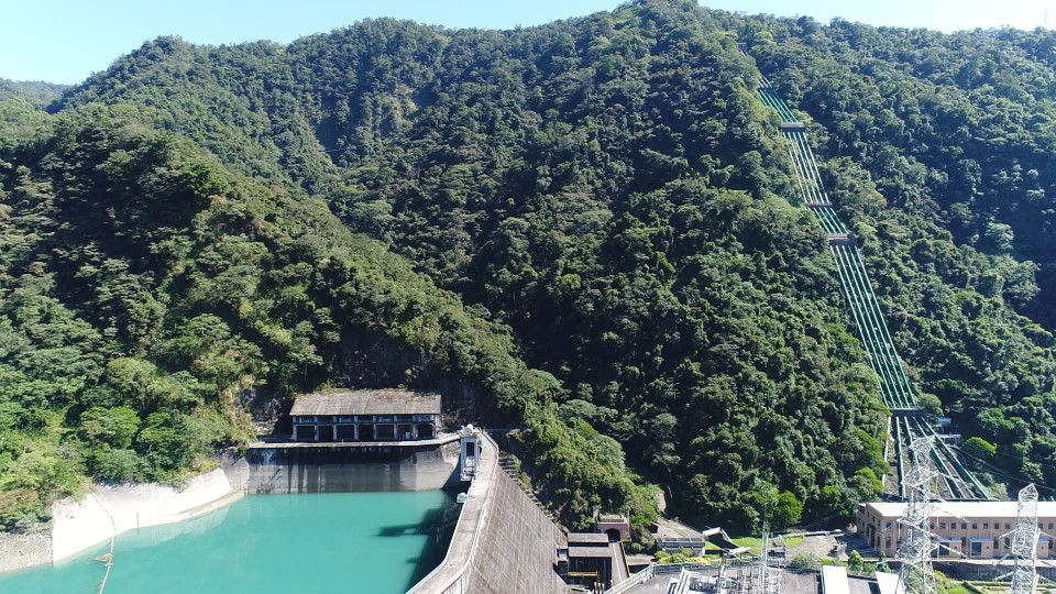 濁水溪流域日月潭大觀一廠及明湖電廠入口