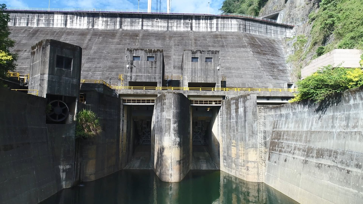 濁水溪流域日月潭明湖電廠的下池明湖水庫