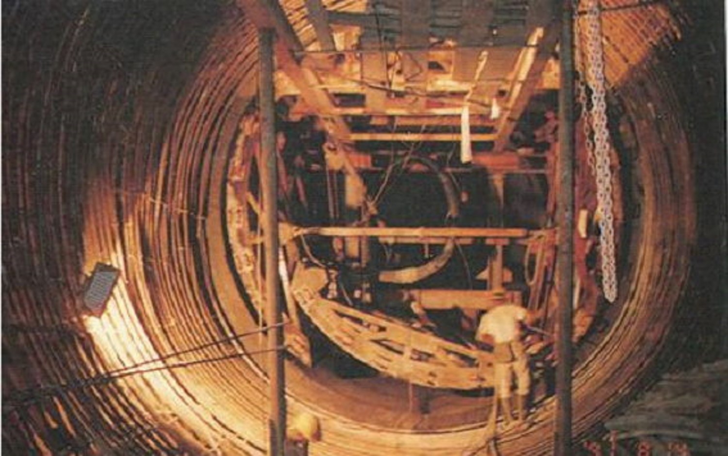 濁水溪流域明潭電廠尾水隧道施工