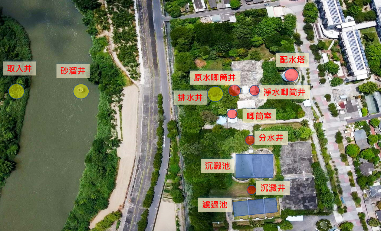 日治時代嘉義地區公共給水朴子水道設施