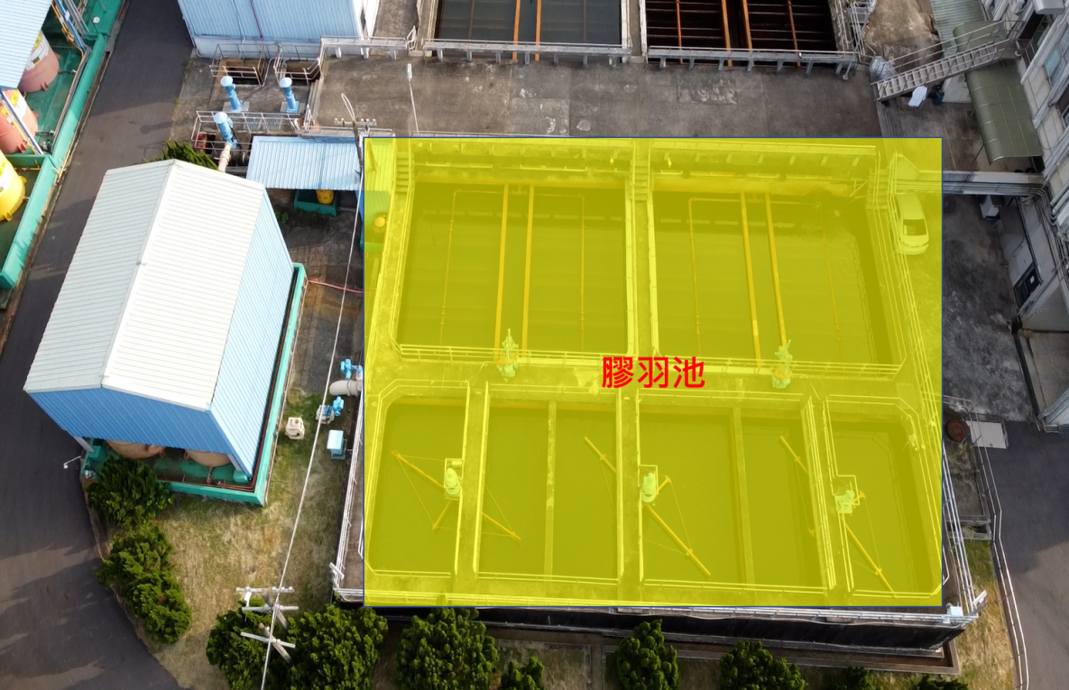 民國時代嘉義地區公共給水蘭潭淨水場淨水設備_膠羽池