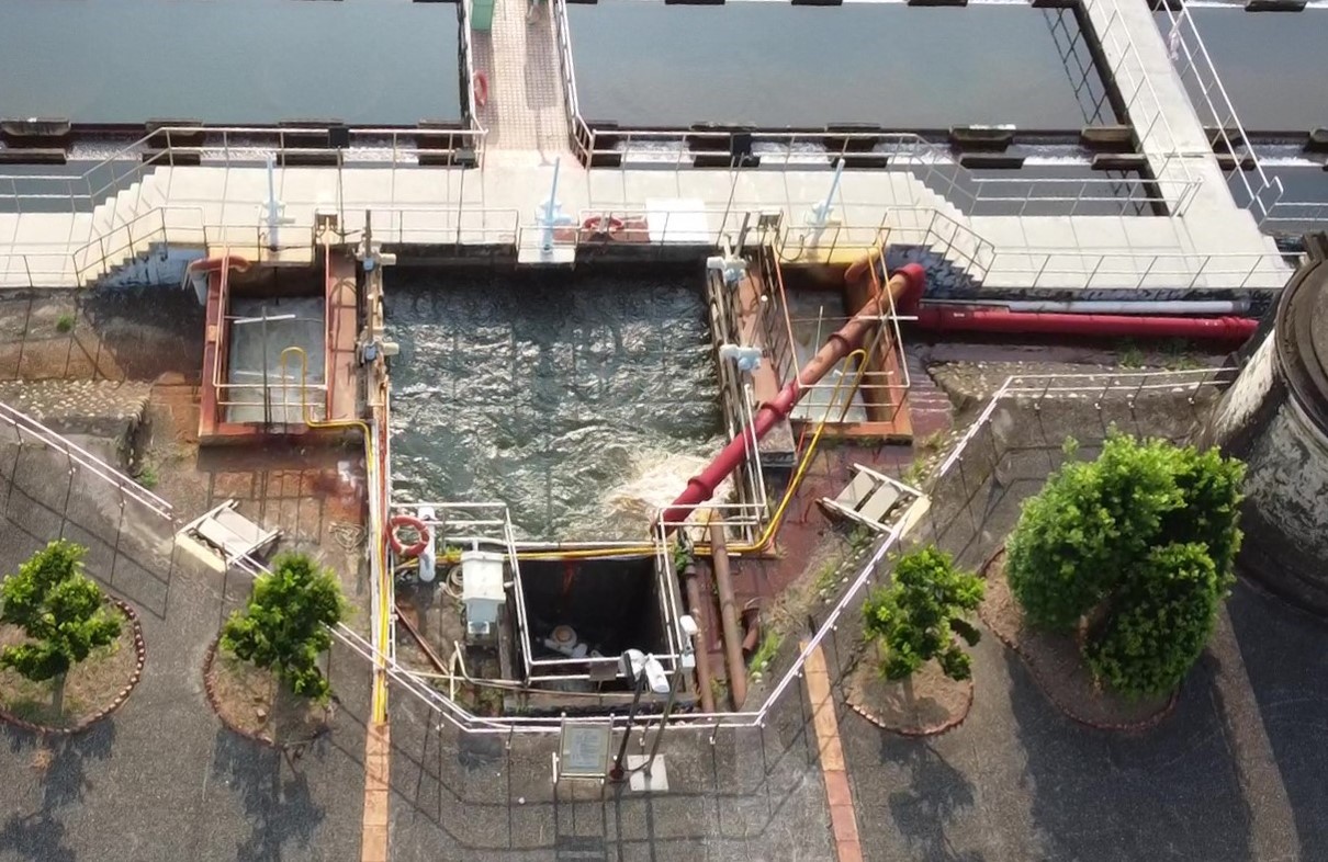 民國時代嘉義地區公共給水公園淨水場淨水設備_快混池