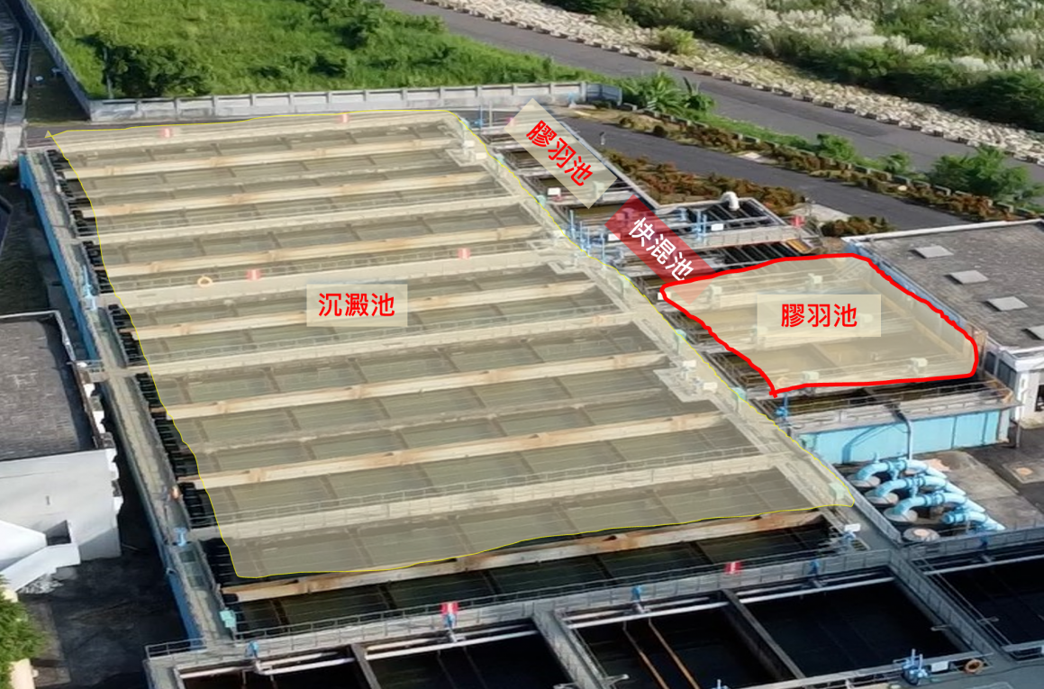 民國時代台南地區公共給水曾文淨水場淨水設備