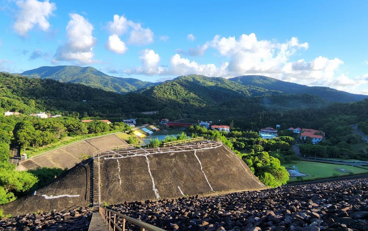 民國時期高屏地區公共給水牡丹水庫一景