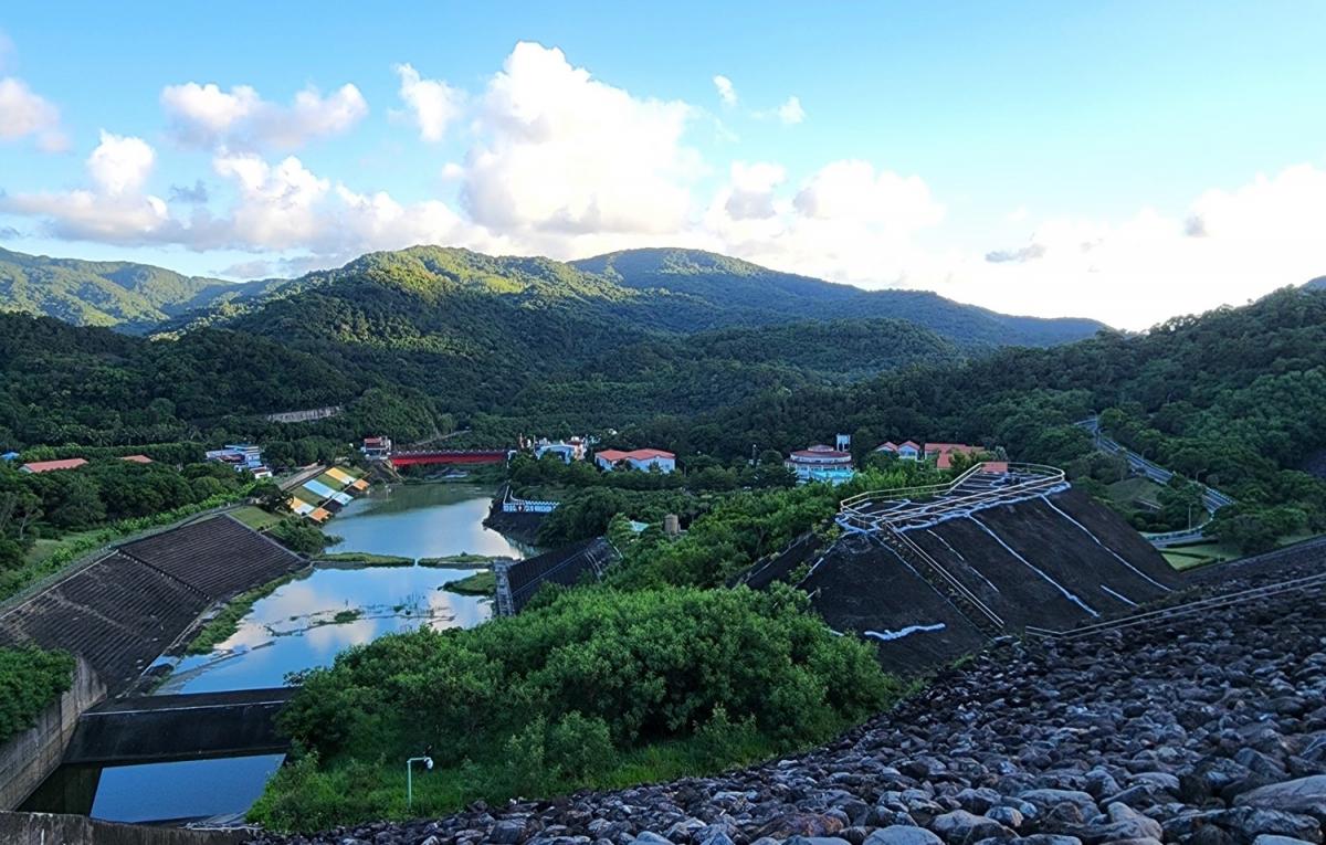 民國時期高屏地區公共給水牡丹水庫一景