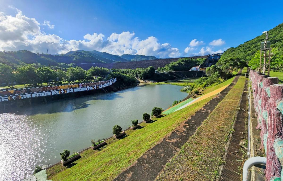 民國時期高屏地區公共給水牡丹水庫一景