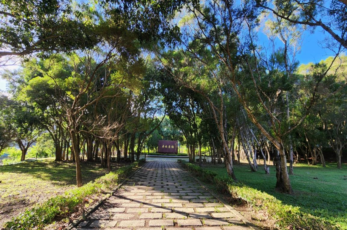 民國時期高屏地區公共給水牡丹水庫一景.