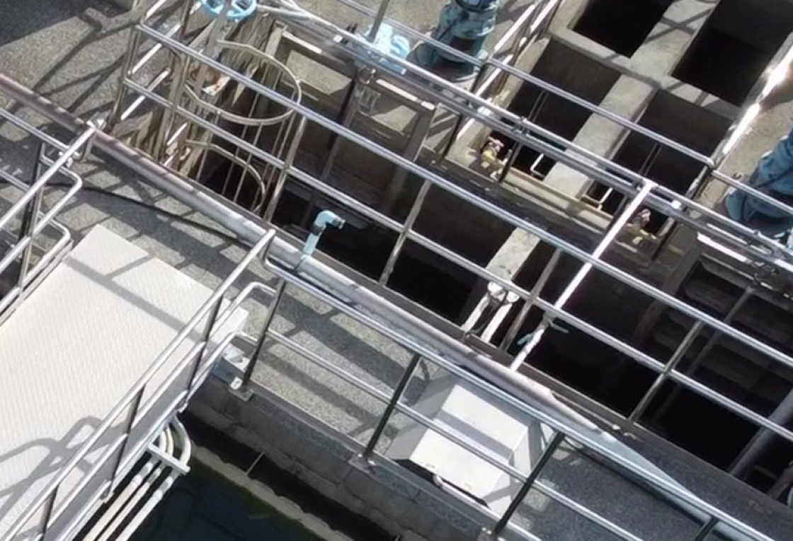 民國時代高屏地區公共給水路竹淨水場淨水設施