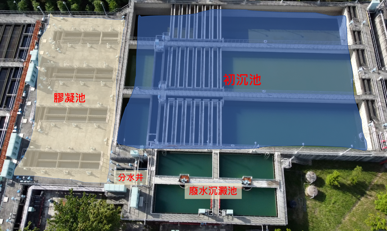 民國時代高屏地區公共給水路竹淨水場淨水設施