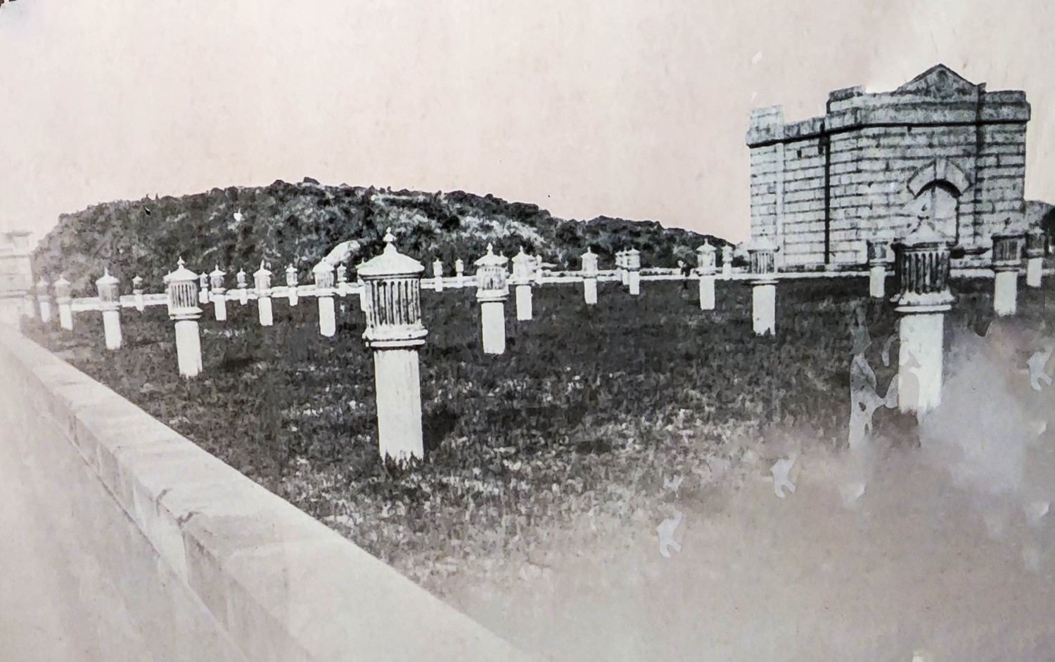 日治時代台南地區公供給水台南水道淨水池區設施淨水池