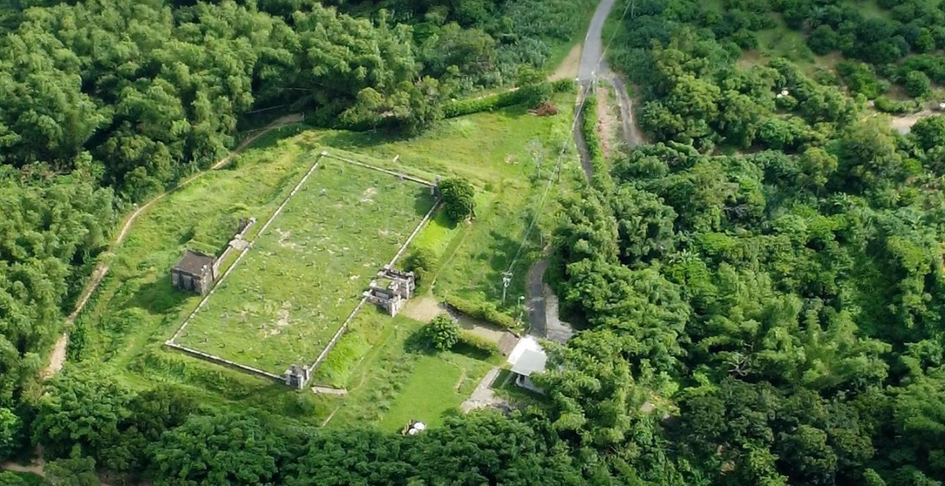 日治時代台南地區公供給水台南水道淨水池區全貌