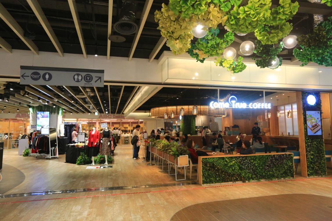 臺北市區鐵路地下化板橋新站二樓商店區設施
