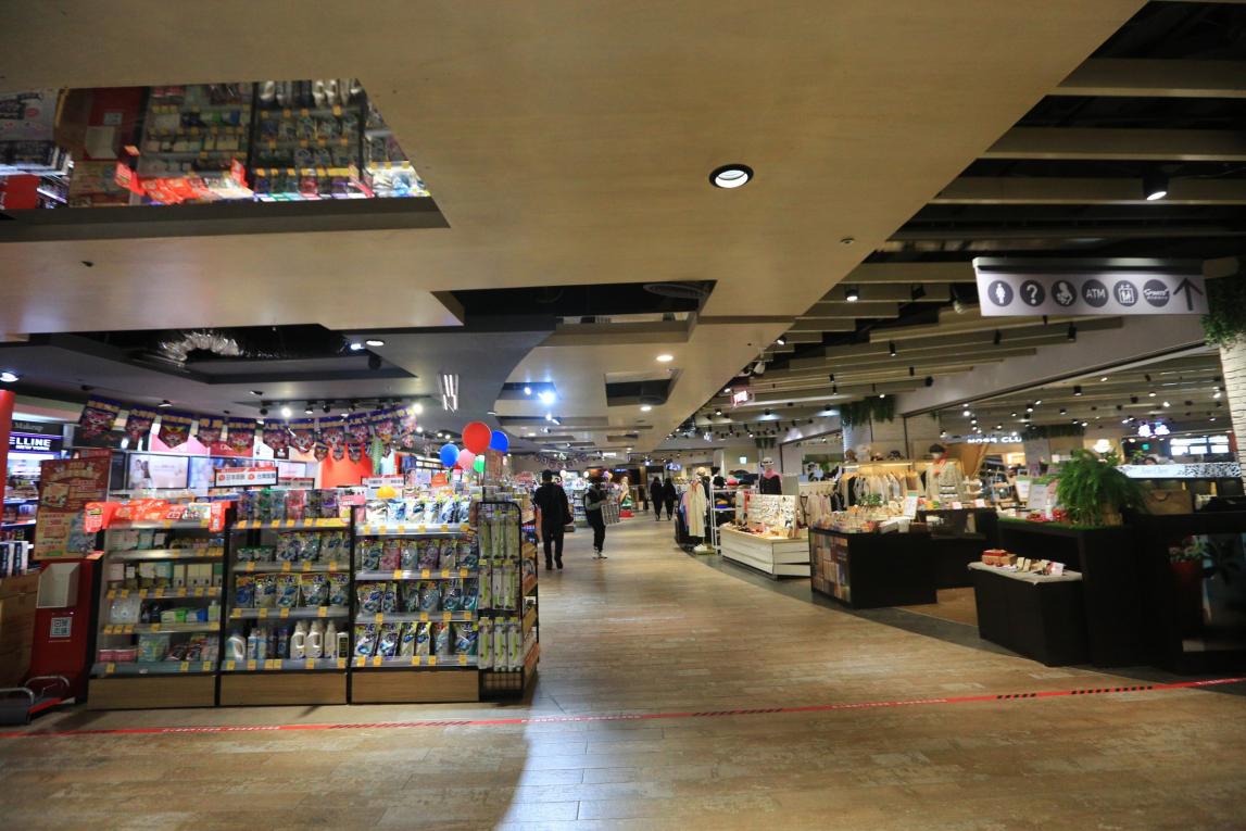 臺北市區鐵路地下化板橋新站二樓商店區設施