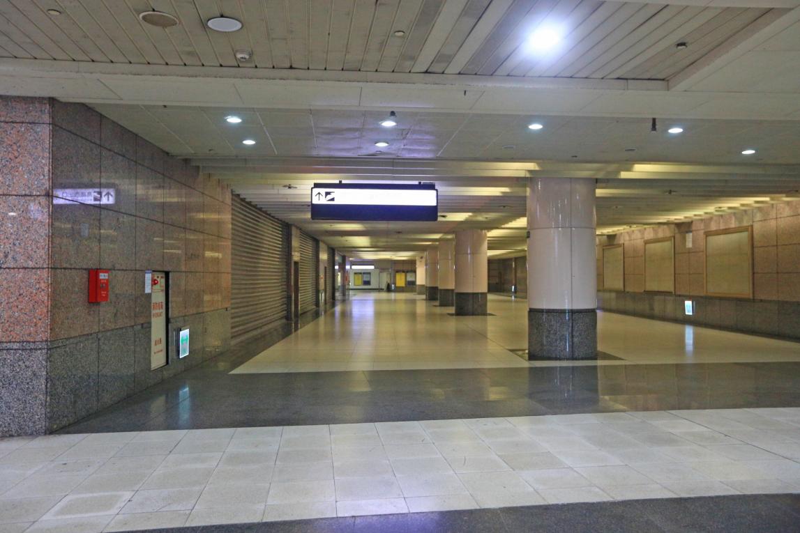臺北市區鐵路地下化板橋新站地下一樓平面圖