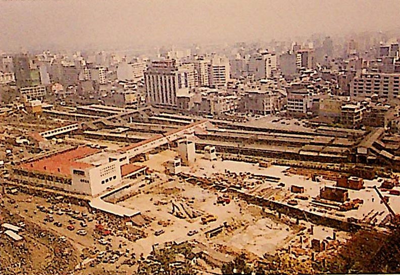 臺北市區鐵路地下化第一期工程施工