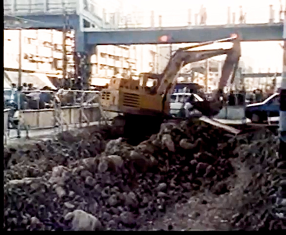 臺北市區鐵路地下化第一期工程施工