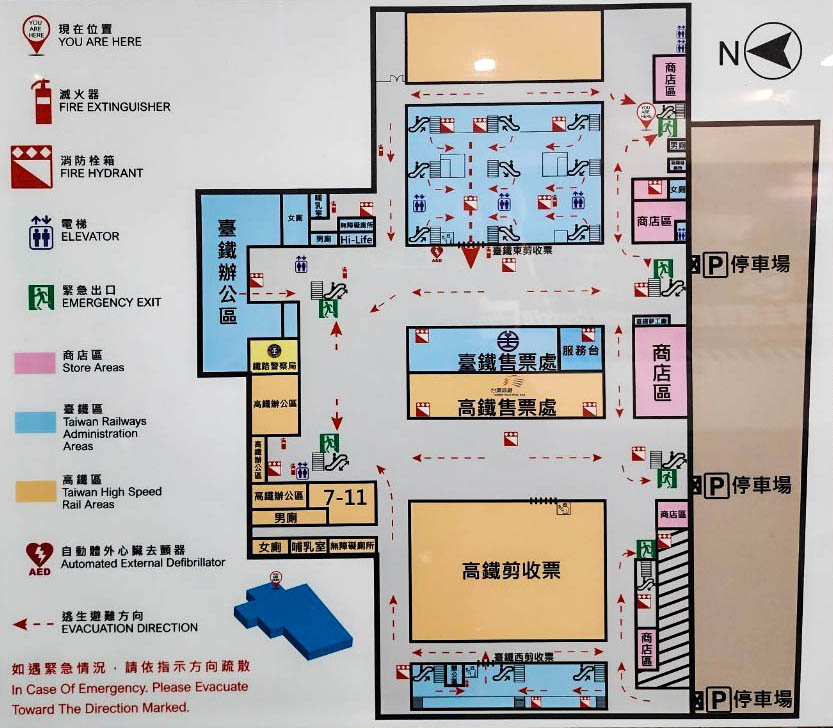 臺北市區車站鐵路地下化第四期東延南港工程「南港專案」新南港車站B2平面圖