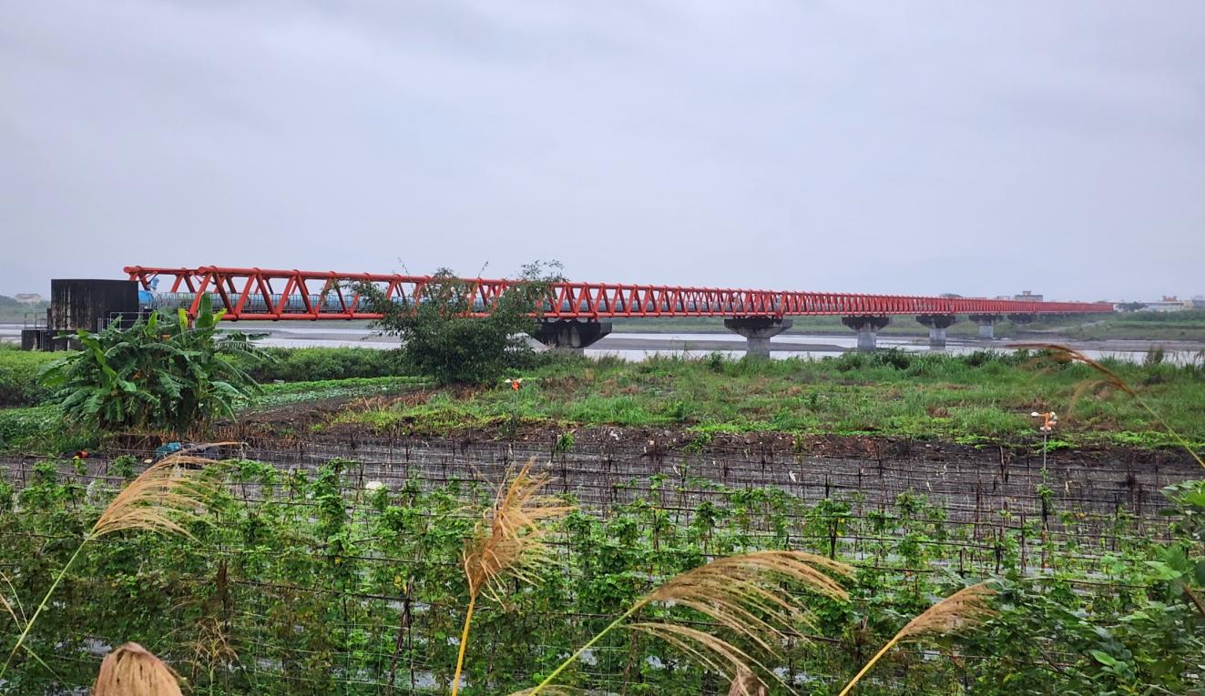 民國時期宜蘭地區公共給水清洲淨水場水管橋