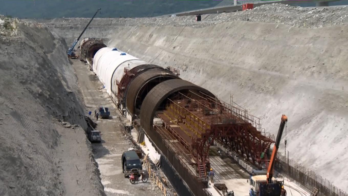 花東線鐵路雙軌隧道工程溪口隧道土建工程施工