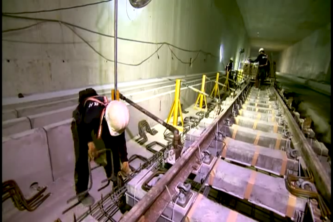 花東線鐵路雙軌隧道工程溪口隧道土建工程施工