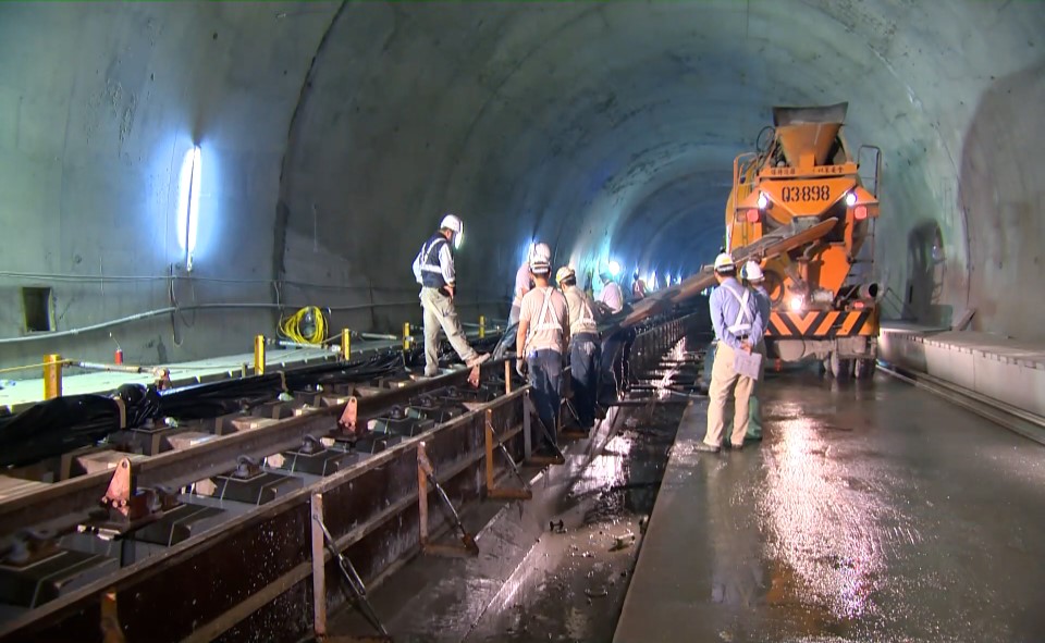 花東線鐵路雙軌隧道工程光復隧道土建工程施工