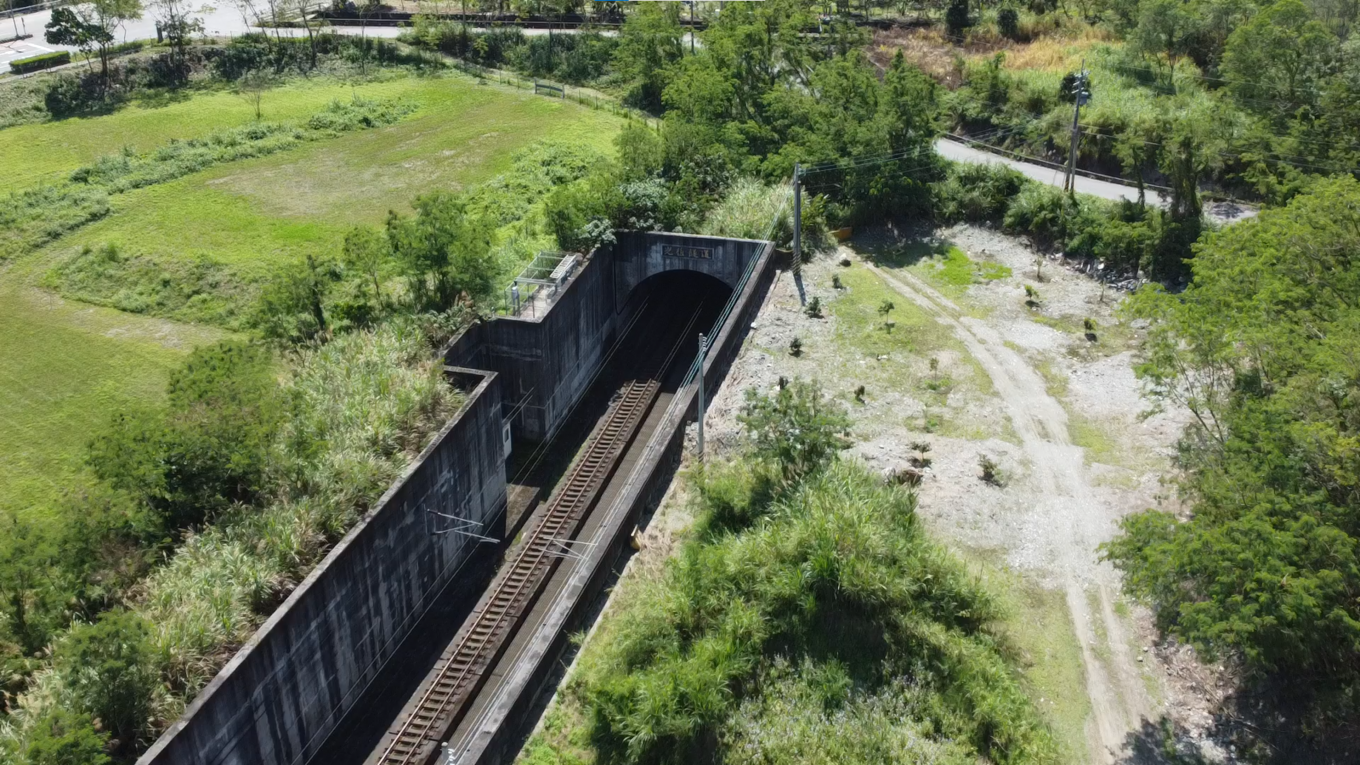 花東線鐵路雙軌隧道工程光復隧道俯瞰