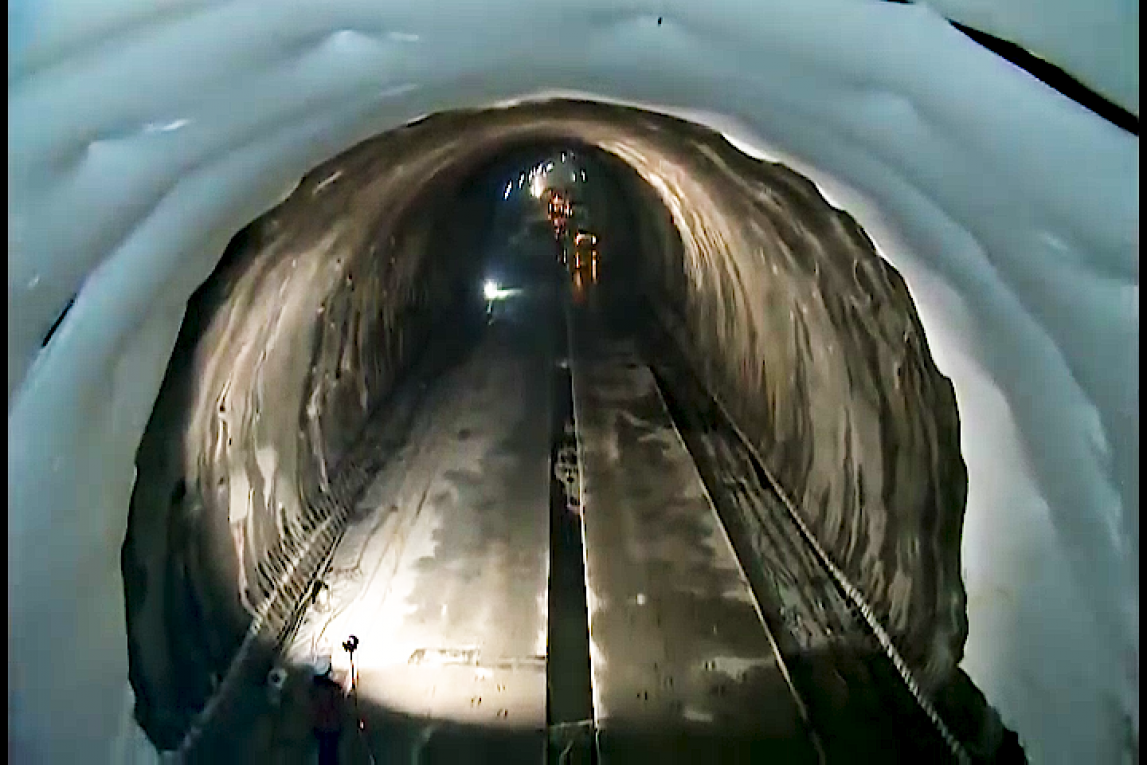 花東線鐵路雙軌隧道工程山里隧道土建工程施工