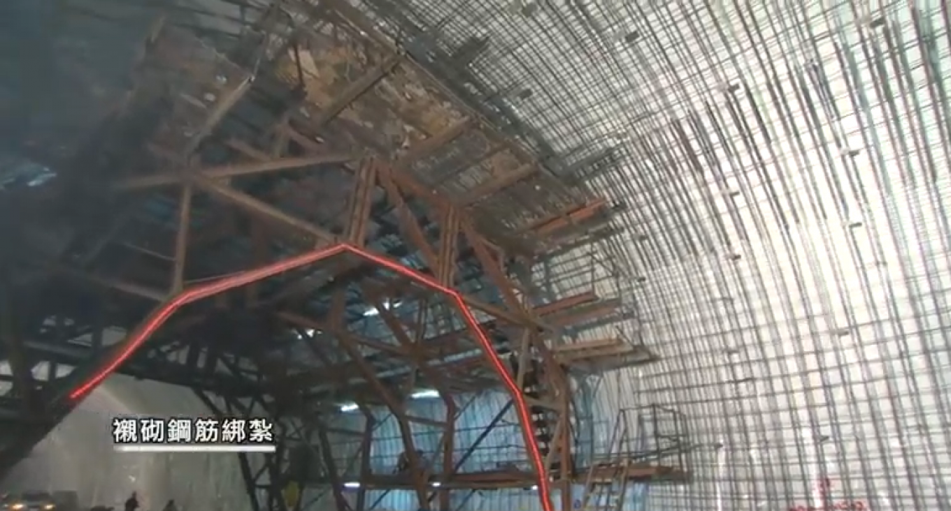 花東線鐵路雙軌隧道工程山里隧道土建工程施工