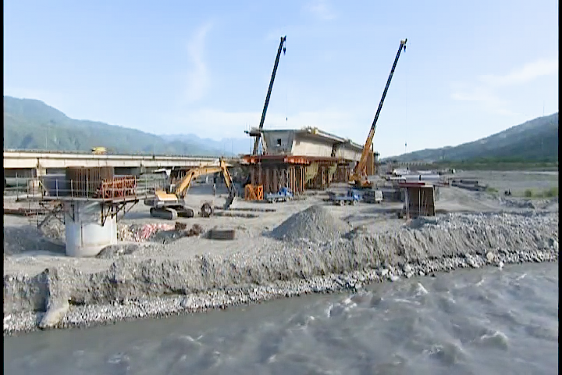 花東線鐵路橋樑改建工程豐坪溪橋