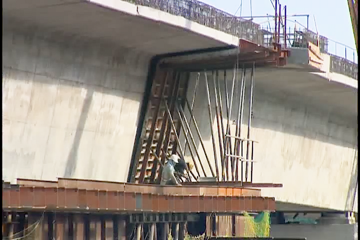 花東線鐵路橋樑改建工程豐坪溪橋