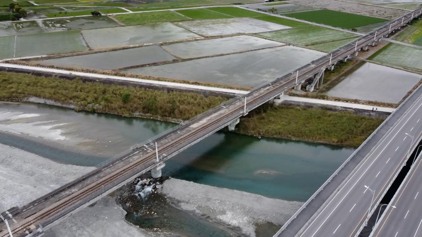 花東線鐵路橋樑改建工程豐坪溪橋