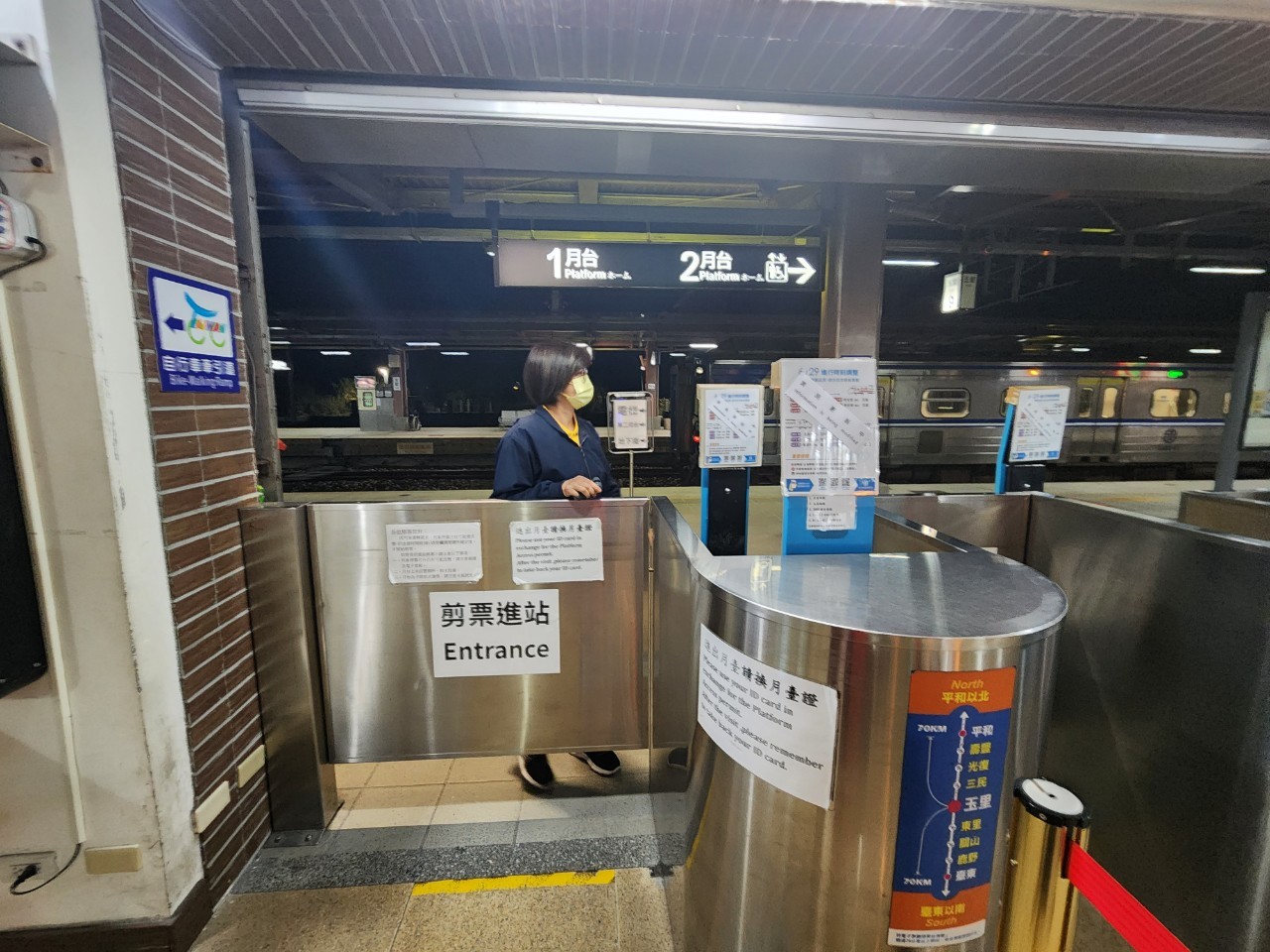花東線鐵路瓶頸化雙軌路段及全線電氣化沿途重要車站玉里車站