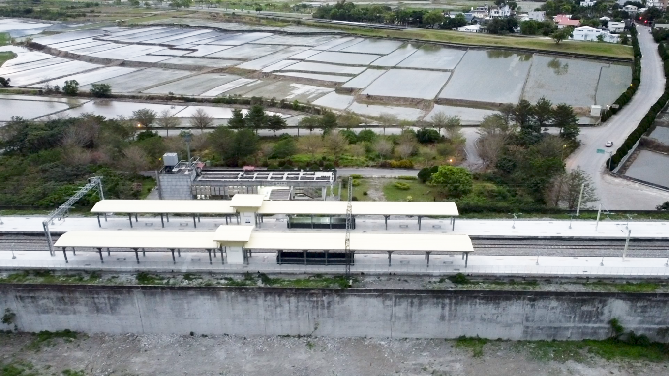 花東線鐵路瓶頸化雙軌路段及全線電氣化沿途重要車站東里車站