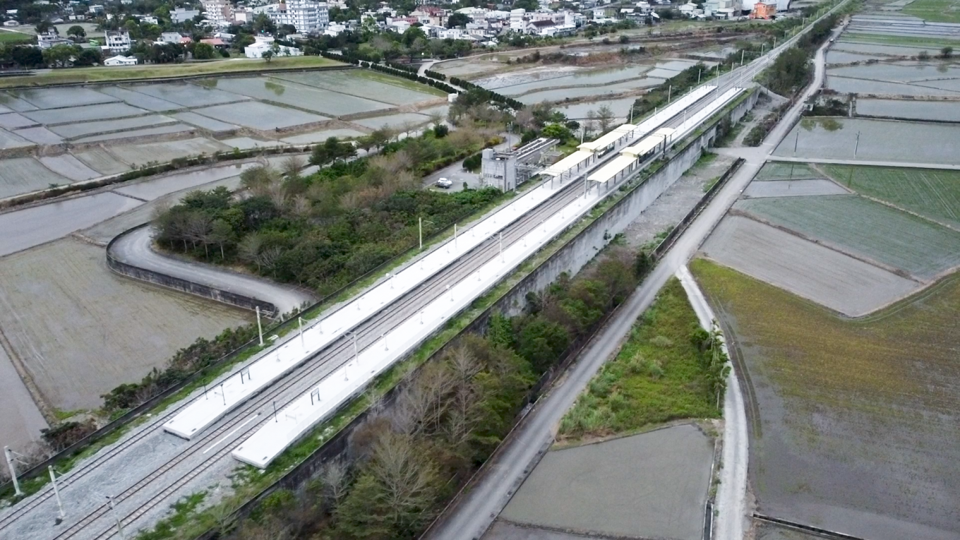 花東線鐵路瓶頸化雙軌路段及全線電氣化沿途重要車站東里車站