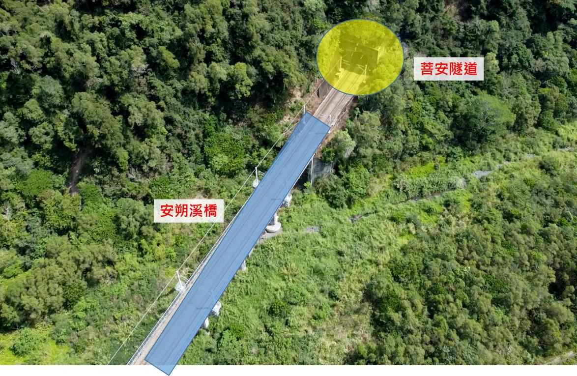 南迴鐵路電氣化南廻線菩安隧道、安朔溪橋