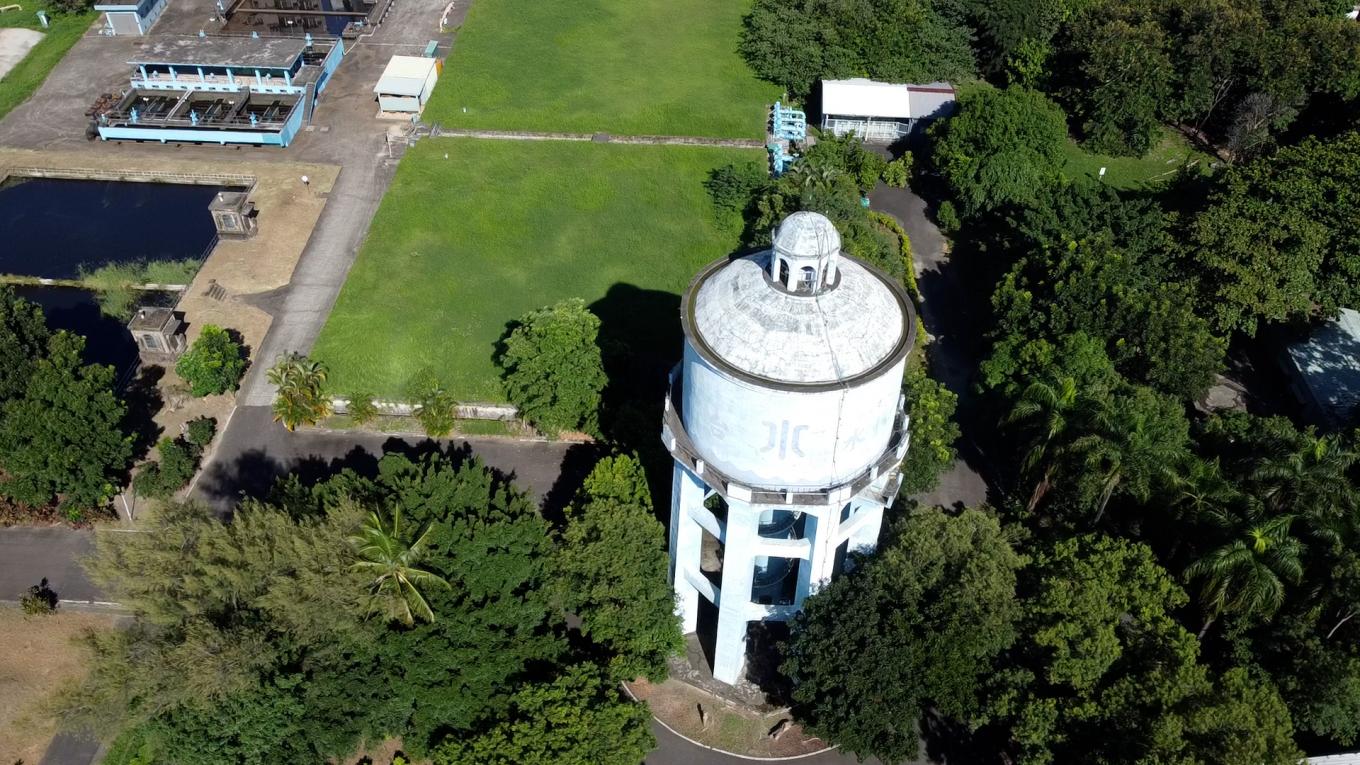 日治時代高屏地區公共給水屏東水道配水塔