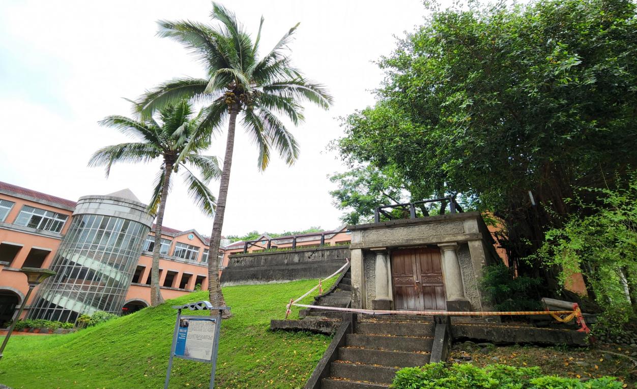 日治時代高屏地區公共給水旗山水道設施淨水池