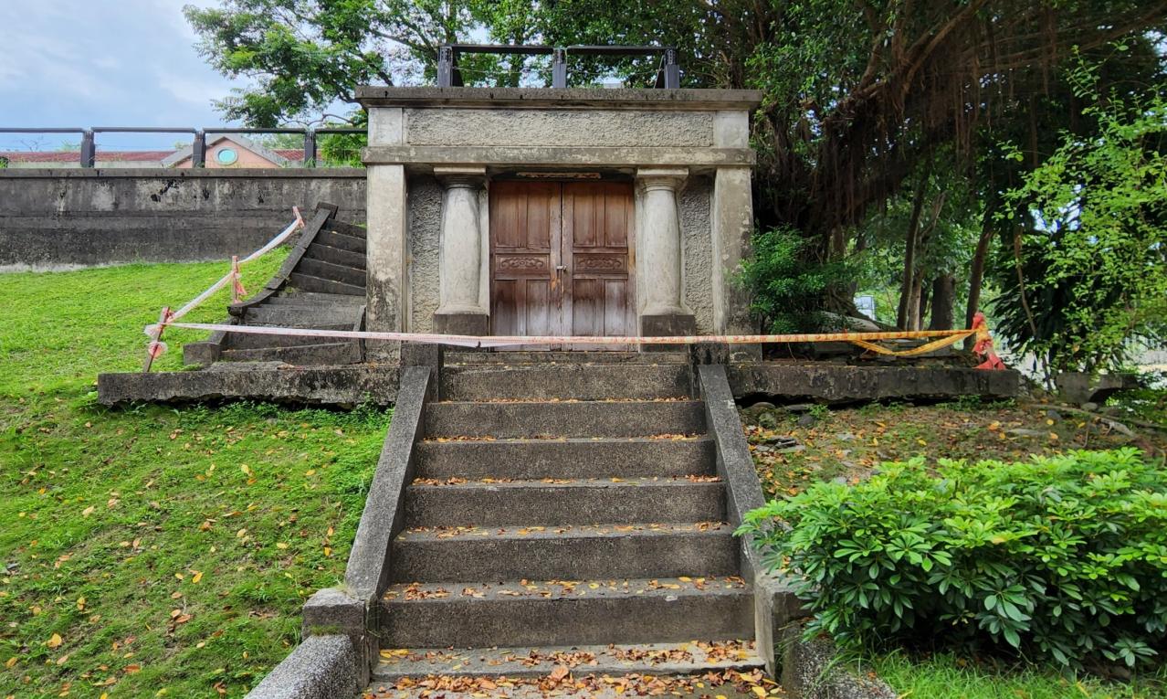 日治時代高屏地區公共給水旗山水道設施淨水池