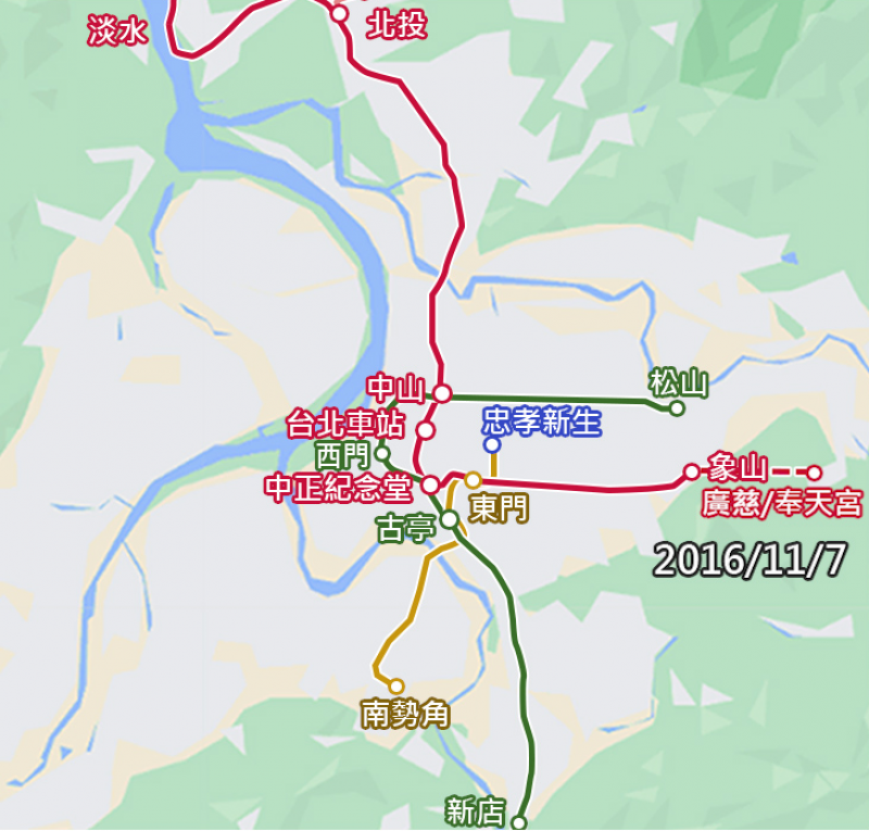 淡水捷運線發展歷程—淡水信義線時期