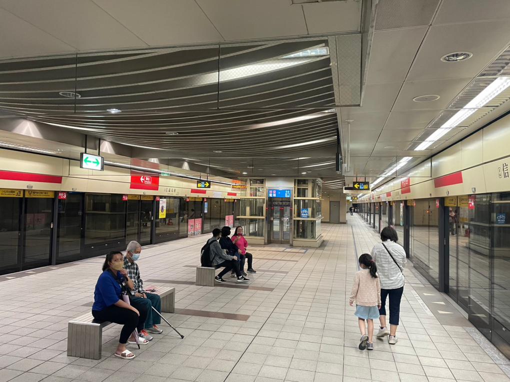 台北捷運信義線地下段信義安和站(R04)地下二樓月台層