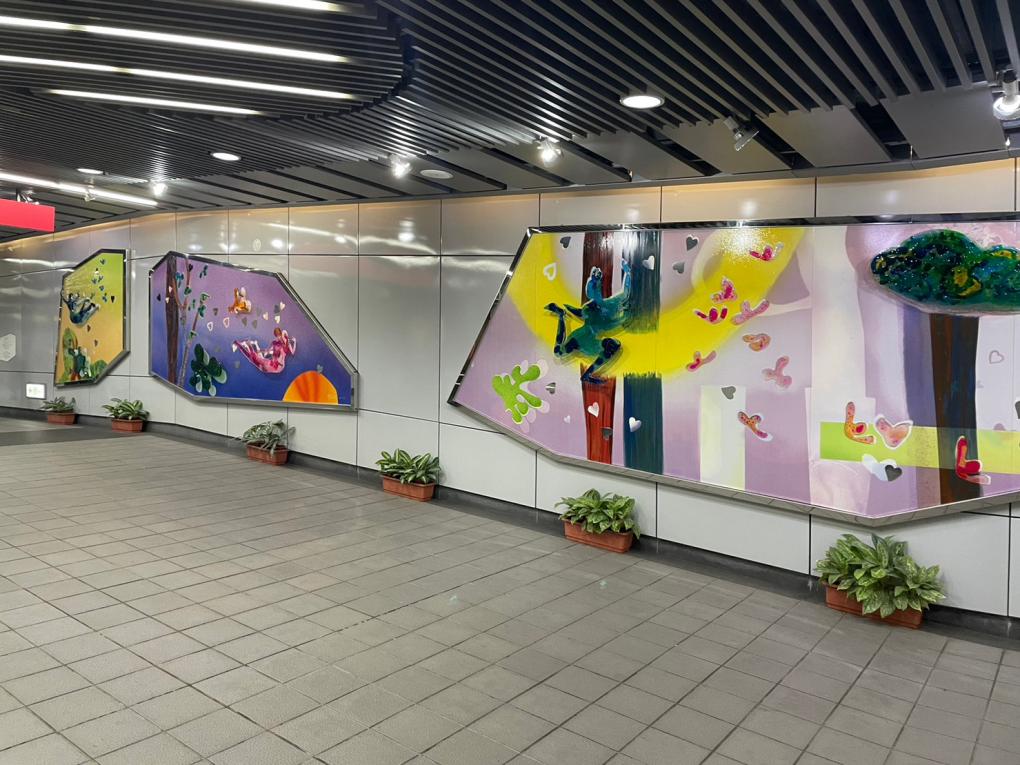 台北捷運信義線地下段大安站(R05)(BR09)公共藝術