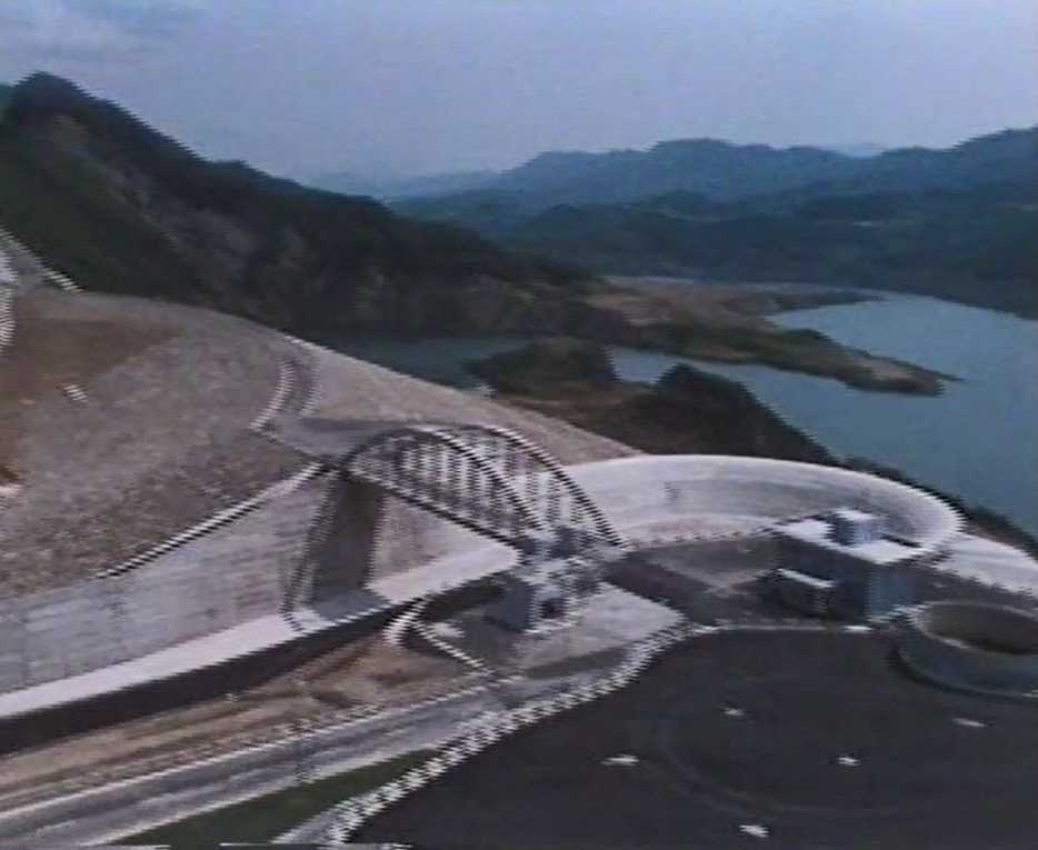 南化水庫溢洪道工程空拍
