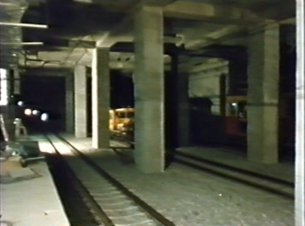 台北車站工程完工之鐵路地下層